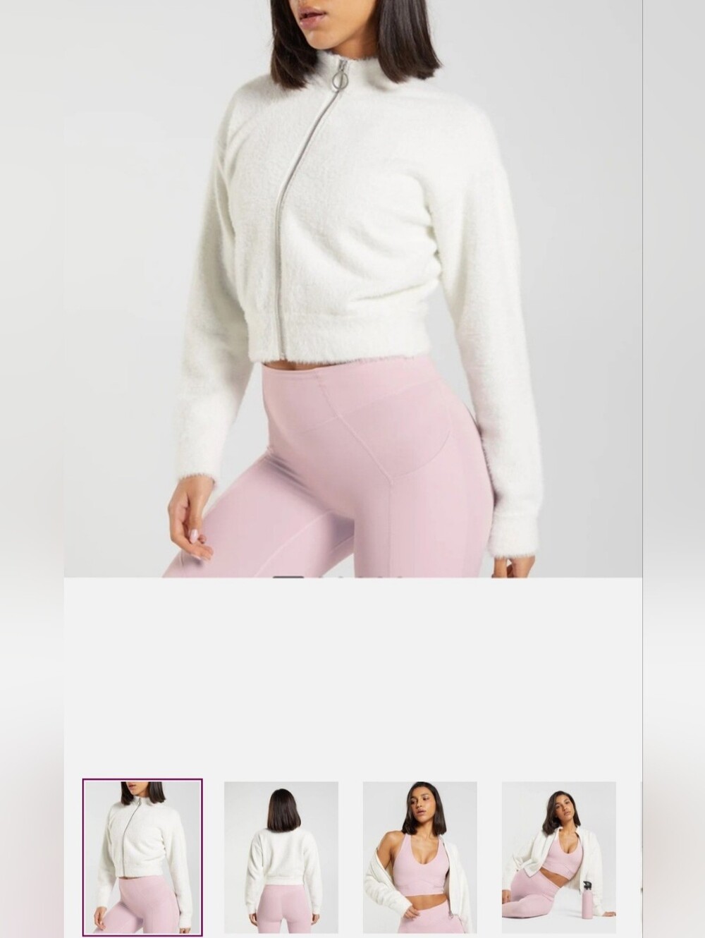 Gymshark X Whitney Simmons Eyelash Jacket